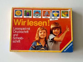 Lesespiel / Lesen lernen Spiel