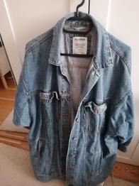 (reserviert) Sehr lange Jeansjacke