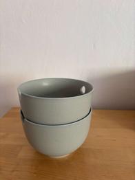 Tiefe Bowl, 2 Stk, Salbeigrün