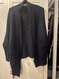 Strickweste dunkelblau