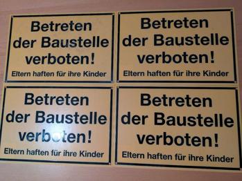 (reserviert) Baustellenschild