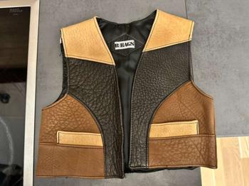 Gilet Kinder Lederkutte Kutte