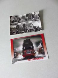 Postkarten von der Harzbahn