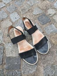 Schwarze Sandalen von Salamander, Größe 39