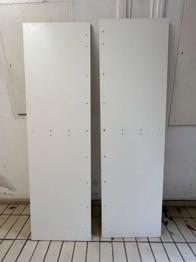 Weiße Spanplatten, verschiedene Größen