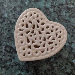 Aufbewahrungsbox Herz Porzellan