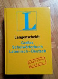 Schulwörterbuch Lateinischen - Deutsch