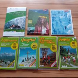 Verschiedene Wanderkarten