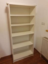 Bücherregal weiß 74,5x36x172cm