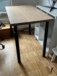 Tisch Holzplatte höhenverstellbar