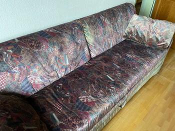 Couch ausziehbar, mit Bettfunktion