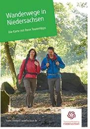 Niedersachsen Wanderkarte zu verschenken