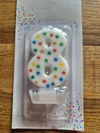 Geburtstag 8. GEBURTSTAG Kerze