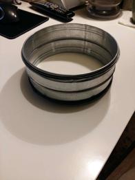 Verbindungsstück 180mm mit Lippendichtung