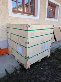 Holzkiste 110x110x110