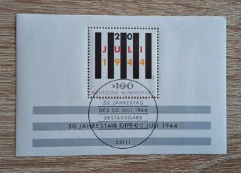 Schöner alter Briefmarkenblock aus der BRD