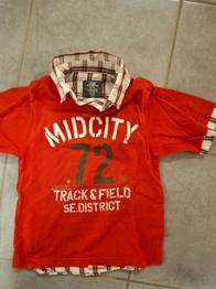 Kurzarm Hemd H&M, Buben, Größe 110