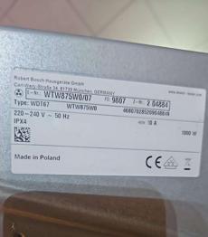 Wäschetrockner Bosch, Serie 8