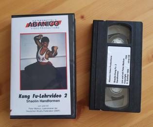 Kung Fu-Lehrvideo 2, Shaolin Handformen, Peter Markus Lizenztrainer der DWF, VHS Kassette inkl. Hülle