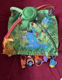 Fisher Price Spieldecke und Spielbogen