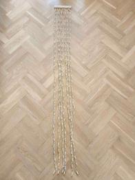 Vorhang mit Strohketten