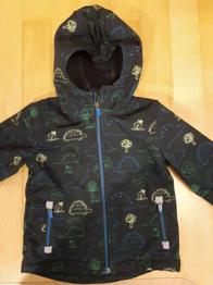 Softshelljacke mit defektem Reißverschluss