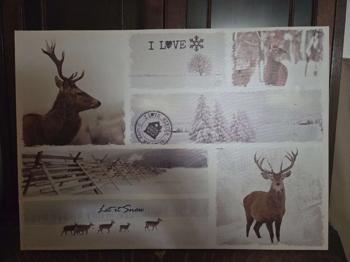 Winter Keilrahmenbild zu verschenken