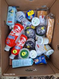 Lebensmittel abzugeben