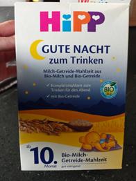 Hipp Gute Nacht zum Trinken, MHD: 30.06.2026
