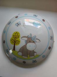 Deckenleuchte mit Esel