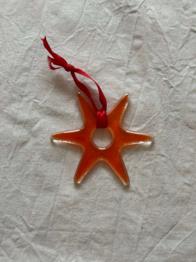 Glasstern Weihnachtsschmuck