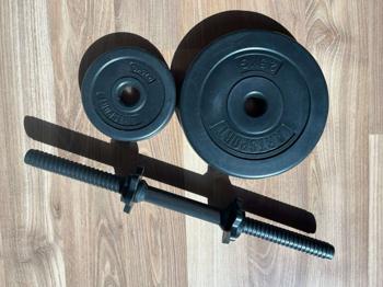 (reserviert) Verstellbare Kurzhantel mit Gewichtsscheiben