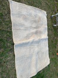 Großer Teppich weiß/ creme