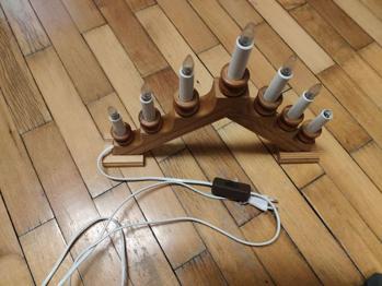 Lichterbogen Handarbeit defekt