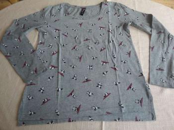 #willhelfen Gr. S ca. Gr. 170/176 LA Shirt langarm T-Shirt Panda Bären von takko