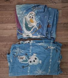 Disney Die Eiskönigin Bettwäsche - blau - Frozen - Anna - Elsa - Olaf