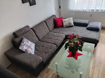 Wohnlandschaft/ Ecksofa/ L-Sofa mit Bettfunktion und Stauraum - letzter Tag 19.03.