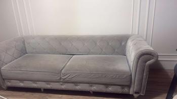 Sofa / Couch mit Bettfunktion - Gebrauchsspuren vorhanden