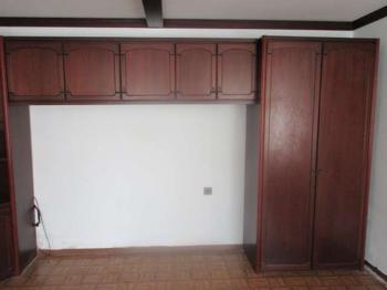 Wohnzimmerverbau Mahagoni