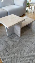 2 kleine Steintische / DIY Couchtische zu verschenken