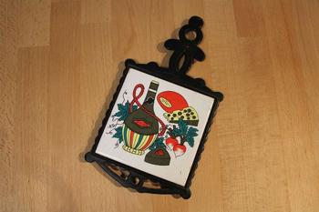 Topfuntersetzer - Vintage - Eisen und Fliese