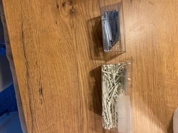 Nägel braun + weiß