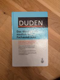 Duden Wörterbuch Medizinische Fachausdrücke