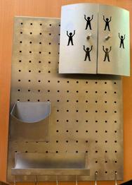 Schlüsselboard aus Metall