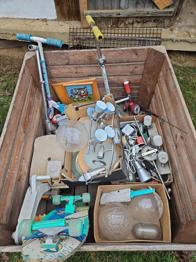 Flohmarkt Leuchten Kinderspielzeug Tisch