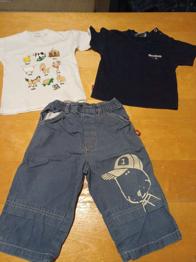 Verschenke Shirts und Hose ca 80/86