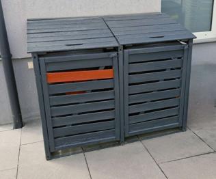 Mülltonnenbox 2x240l