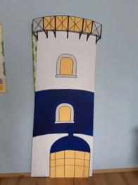 Leuchtturm Deko für Kinderzimmer/ Theater