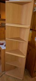 (reserviert) Eckregal Buche