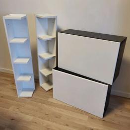 4 Wandregale für Frei, nur alle zusammen